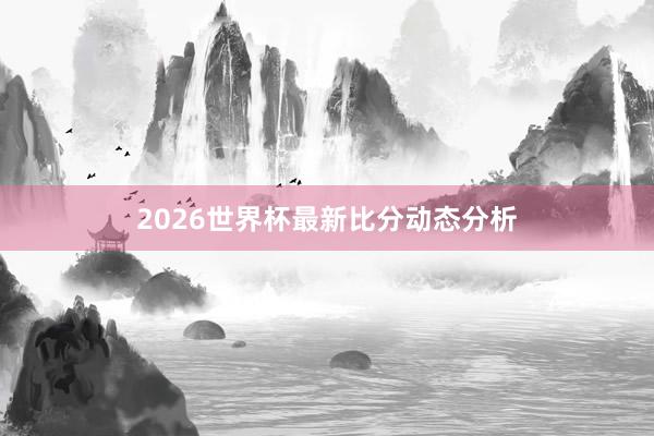 2026世界杯最新比分动态分析